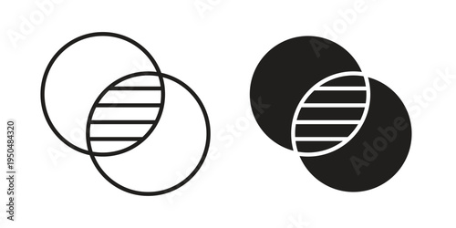 Opacity icon. Simple linear element illustration. Thin stroke sign can be used for web, mobile and UI.