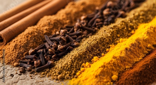 close up of cinnamon sticks