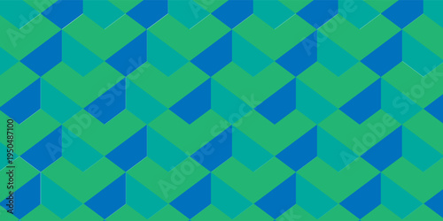 Abstract Geometric Pattern generative computational art illustration