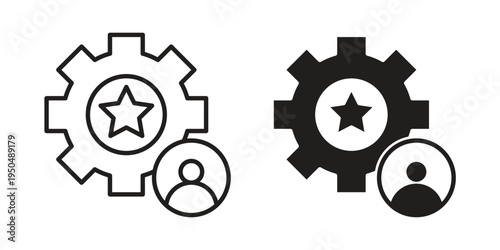 Soft skills icon. Simple linear element illustration. Thin stroke sign can be used for web, mobile and UI.