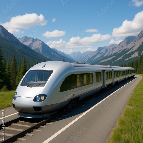 High Speed Electric Train Designed for long distance travel