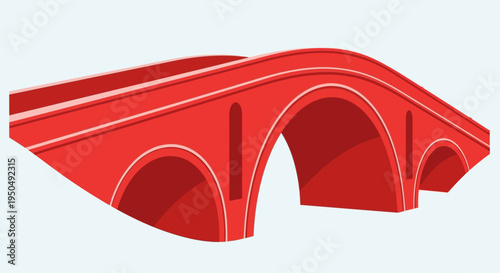 Red Stone Bridge Arches