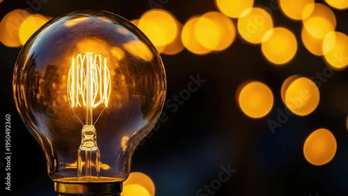 A single light bulb sits on top of a table, ready for use
