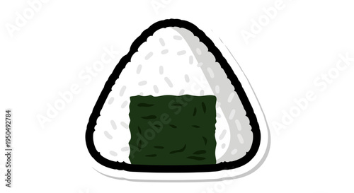 Onigiri Rice Ball with Nori Seaweed