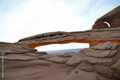 Rock formation with a few arches and a few scenic views