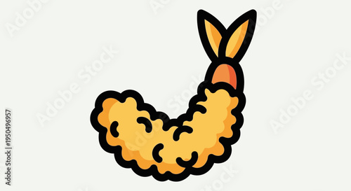 Crispy Fried Shrimp Tempura Icon