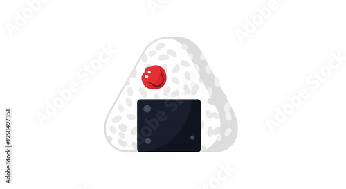 Onigiri Rice Ball with Red Berry