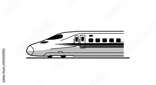 High-speed train, bullet train, modern transport
