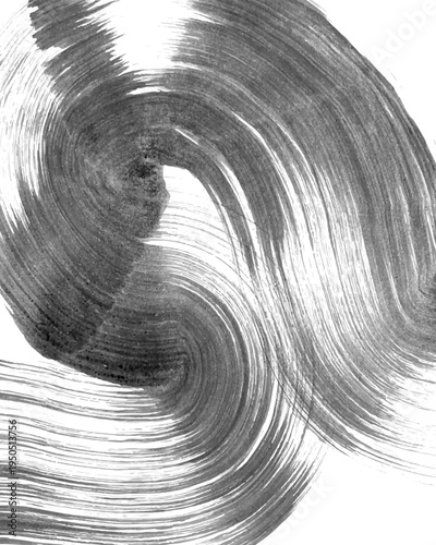 Abstract vector background. Black ink brush strokes, patterns, posters, cover.