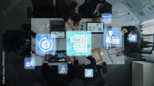 Concept of tax and financial management ensures compliance. This system streamlines tax processes, enhancing financial management for individuals and businesses alike. Funnel
