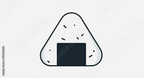 Japanese Rice Ball Onigiri Icon