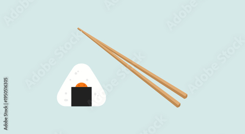 Onigiri and Chopsticks