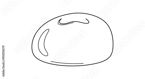 Single Blueberry Outline