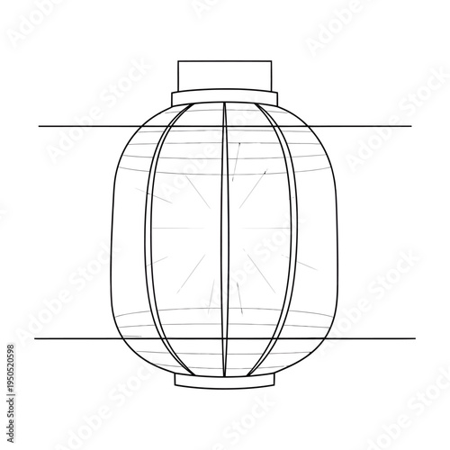 Transparent spherical object with cylindrical protrusions and grid pattern technical drawing illustration on white background