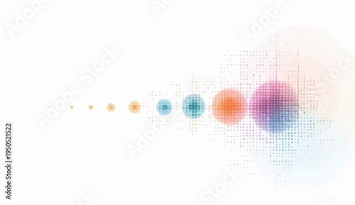 Modern abstract digital technology background vector featuring a binary data network pattern and wave texture design for a business web template backdrop