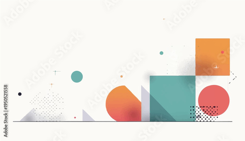 Modern vector illustration featuring abstract geometric triangle shapes in a green 3d origami paper style for a professional business web banner template design