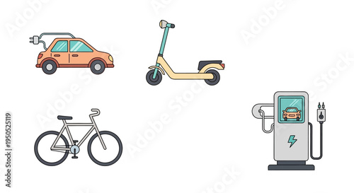 Electric Vehicle Charging Station.