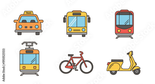 Vehicles for public and personal transportation.