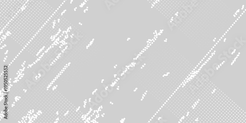 Dot white gray wave light technology texture background. Abstract big data digital concept. vector eps10