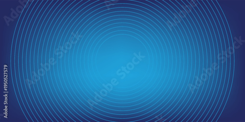 Bright blue dynamic abstract vector background with diagonal lines. 3d cover of business presentation banner for sale event night party. Fast moving soft circle wave line stripe decoration