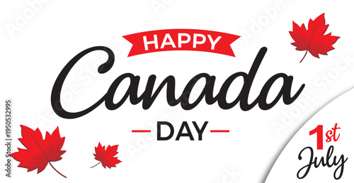 CANADA DAY 1 JULY. Vector illustration. V1