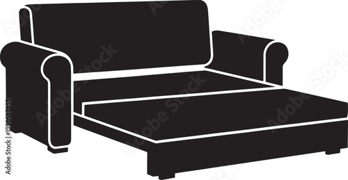 Sofa bed furniture for sleeping and seating  modern design