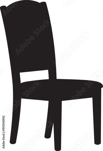 Simple modern chair design for furniture and interior decoration needs