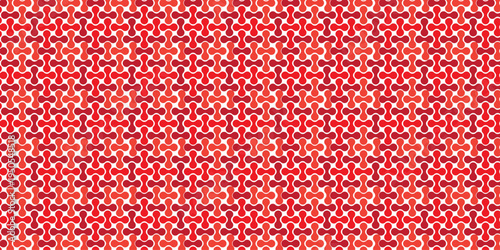 Seamless background with metaballs, abstract geometric shapes . Connected figures of liquid molecules. Minimalistic abstract shape.