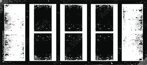 Distressed frames grunge  with vector file