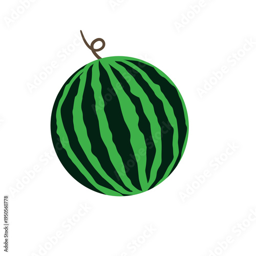 Ripe watermelon fruit isolated on white background fresh sweet juicy summer food