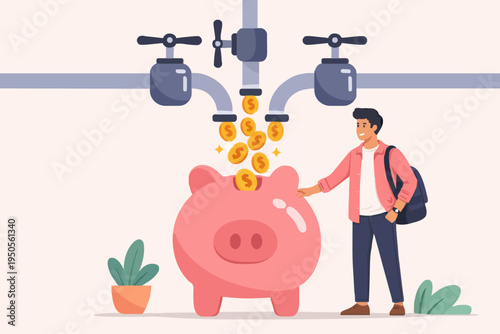 Money Flow Into Savings