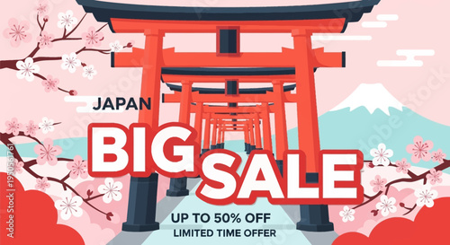 Japan Big Sale: Torii Gates, Cherry Blossoms, Mt. Fuji, Up to 50% Off