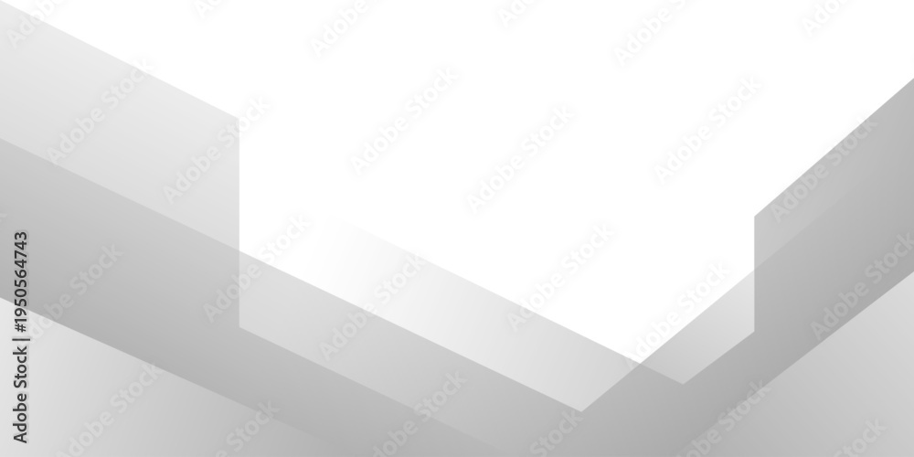 Fototapeta premium Abstract white and gray arrow shape vector background. texture white pattern