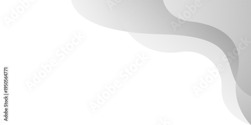 White and gray minimal elegant wave modern background. texture white pattern. vector illustration