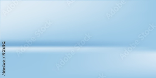 Blue Background Studio with Gradient White Light on Podium stage for Product Display Present,Empty Backdrop wall texture with abstract sun light on floor concrete and wall room interior