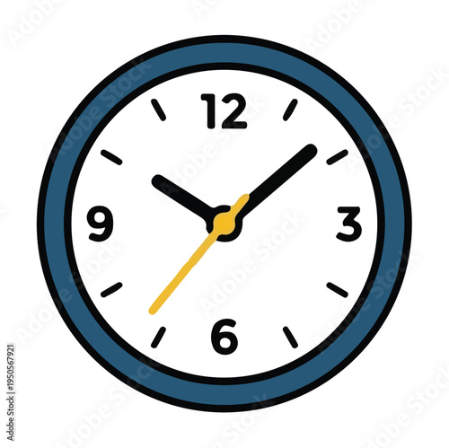 clock isolated on white background