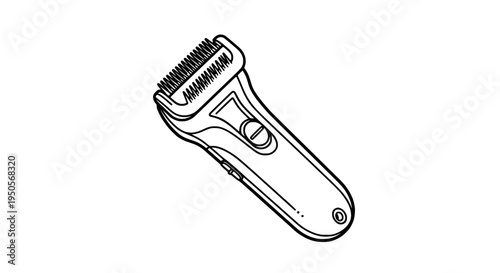 Clipper electric hair with adjustable blades and ergonomic handle design featuring grooming tool, barber tool, styling