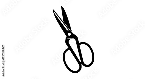 Scissors with sharp blades and looped handles for cutting various materials precisely featuring crafting tool, DIY, art