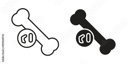 Multiple myeloma icon concept. Simple solid style. line stroke icons