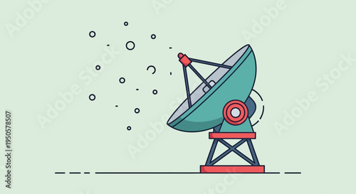 Satellite Dish Antenna Communication Technology.