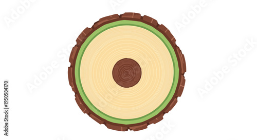 Circular Cookie with Center.