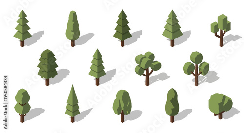 Collection of Various Trees.