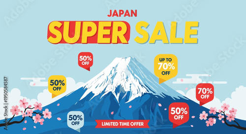 Japan Super Sale: Mount Fuji, Cherry Blossoms, and Discount Offers