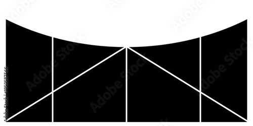 Display for photo collage gallery template layout. moodboard for family, business and people grid collage. black  and white vector illustration.