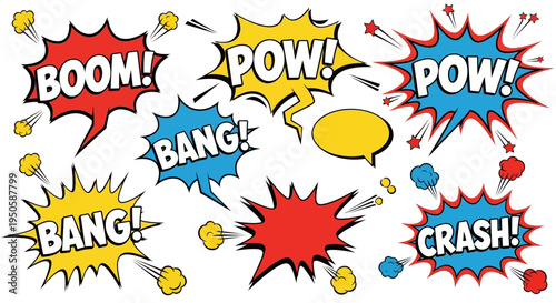 Comic Book Sound Effects - Boom, Pow, Bang, Crash!