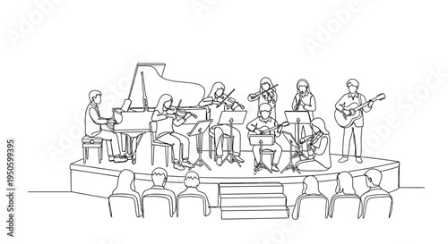 jazz band performing on stage
