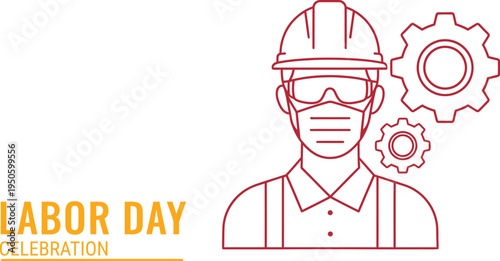 Labor day celebration honoring workers and labor unions