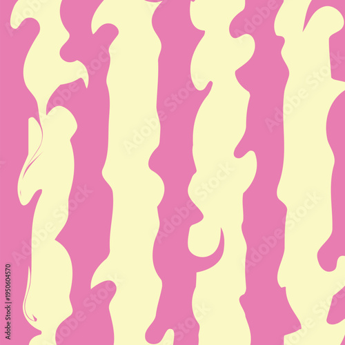 Pink and Cream Organic Fluid Pattern - Liquid Marble Texture atterned wall paper background can be use able as a flyer, sublimation, web backgrounds