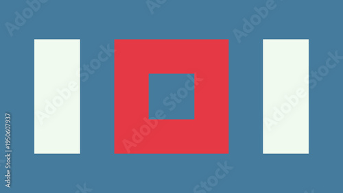 Abstract Geometric Composition with Shapes vector background