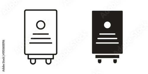 Air purifier icon illustration for web design. filled flat icons